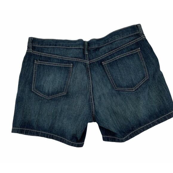 Old Navy The Flirt Curvy Denim Short Womens 16 High Rise Dark Wash Summer Sexy - Picture 4 of 6